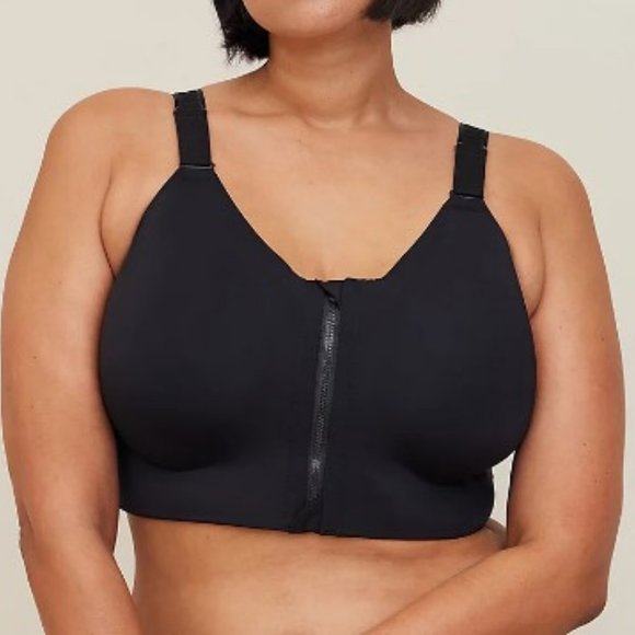 "Defy" Wire Free High Impact Zip Front Sports Bra 40B - Picture 3 of 5